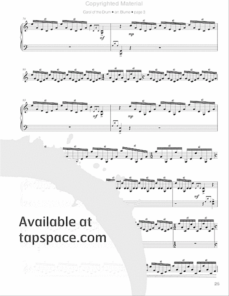 Winterludes Marimba scores gallery preview page 28