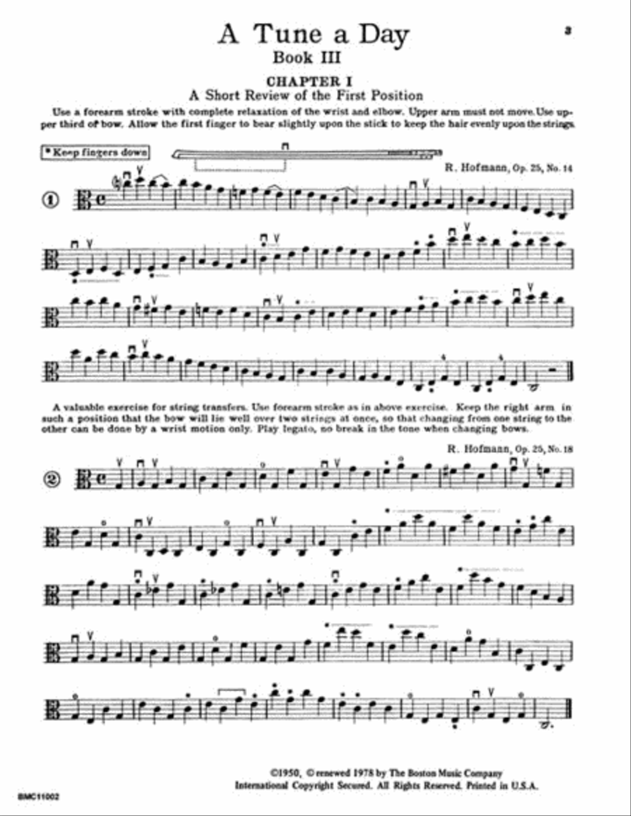 A Tune a Day – Viola Viola Solo scores gallery preview page 2