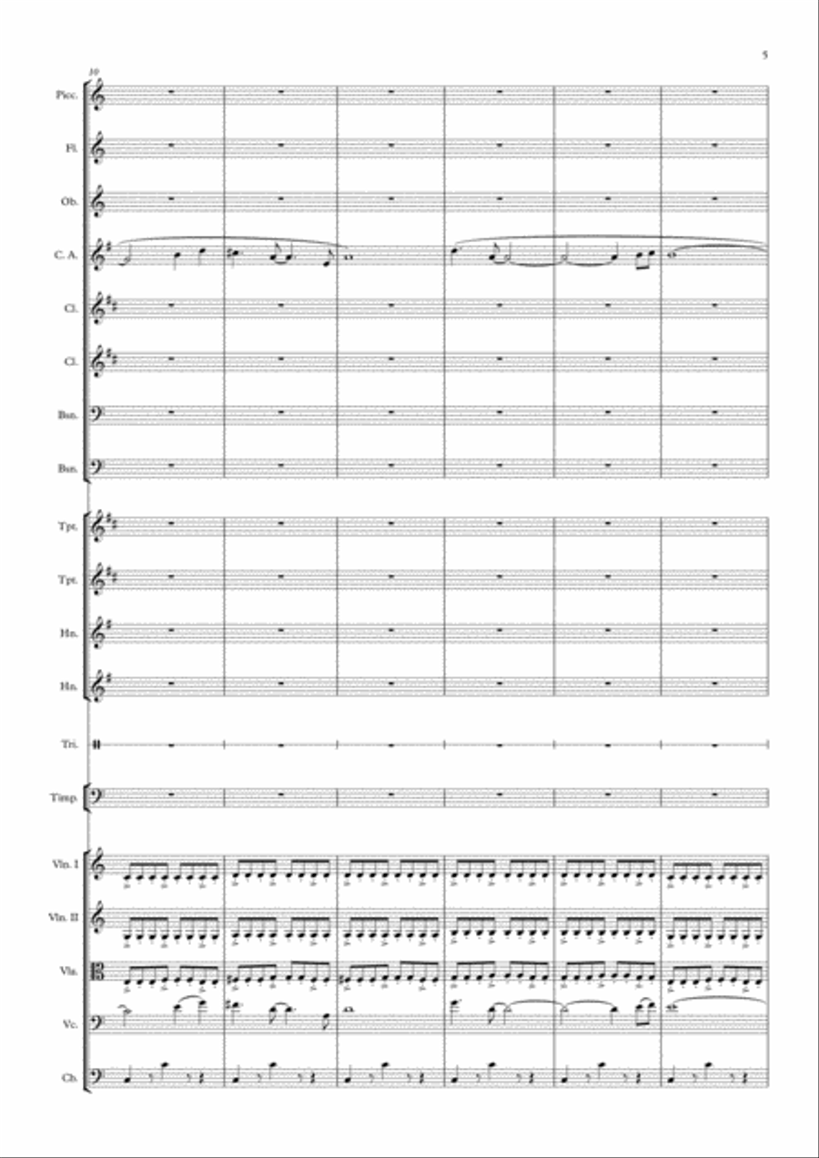 Reach for the sky Chamber Orchestra scores gallery preview page 5
