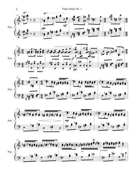 Piano Study No. 1