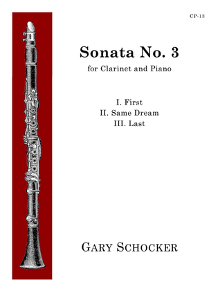 Book cover for Sonata No. 3 for Clarinet and Piano