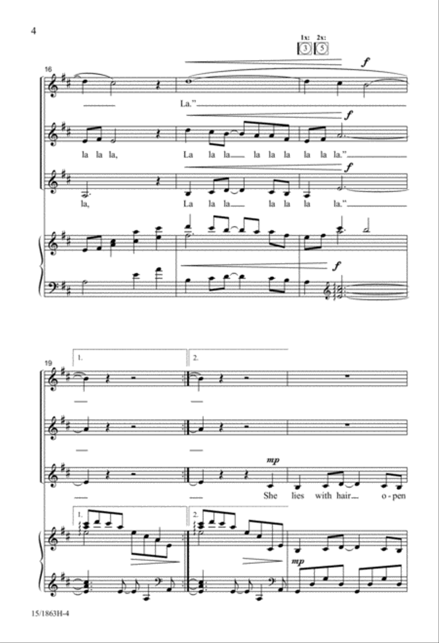 She Sings... SSA scores gallery preview page 4