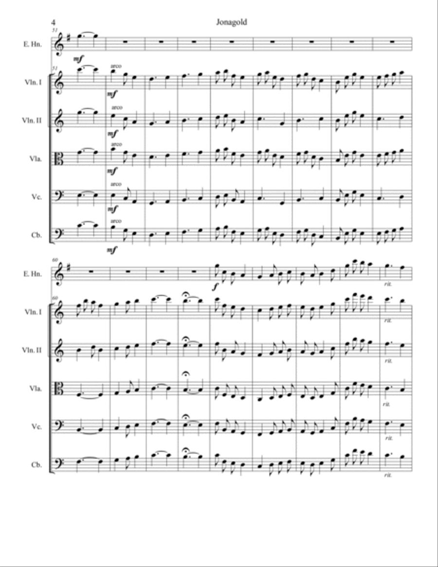 Jonagold Jonagold String Orchestra scores gallery preview page 4