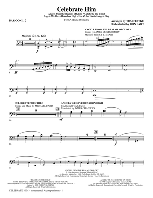 Celebrate Him (Medley) - Bassoon 1,2