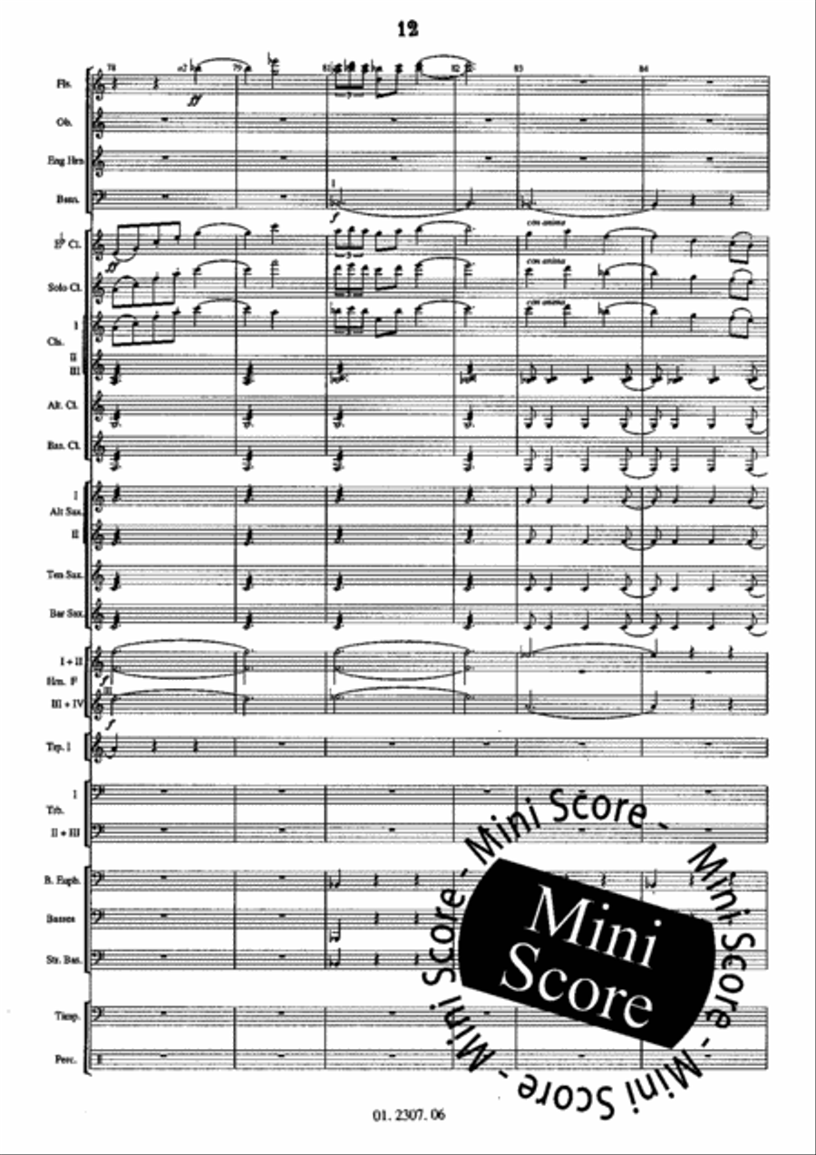 Goyescas Goyescas Concert Band scores gallery preview page 16