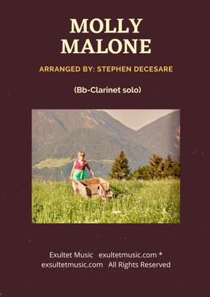 Book cover for Molly Malone (Bb-Clarinet solo and Piano)