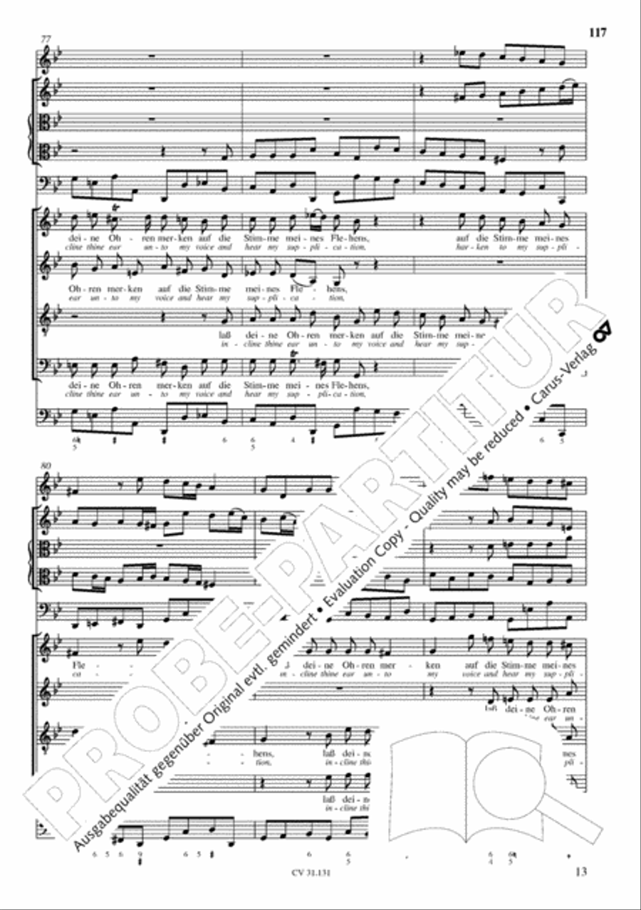 The Complete Sacred Vocal Works (Das geistliche Vokalwerk) Voice scores gallery preview page 118