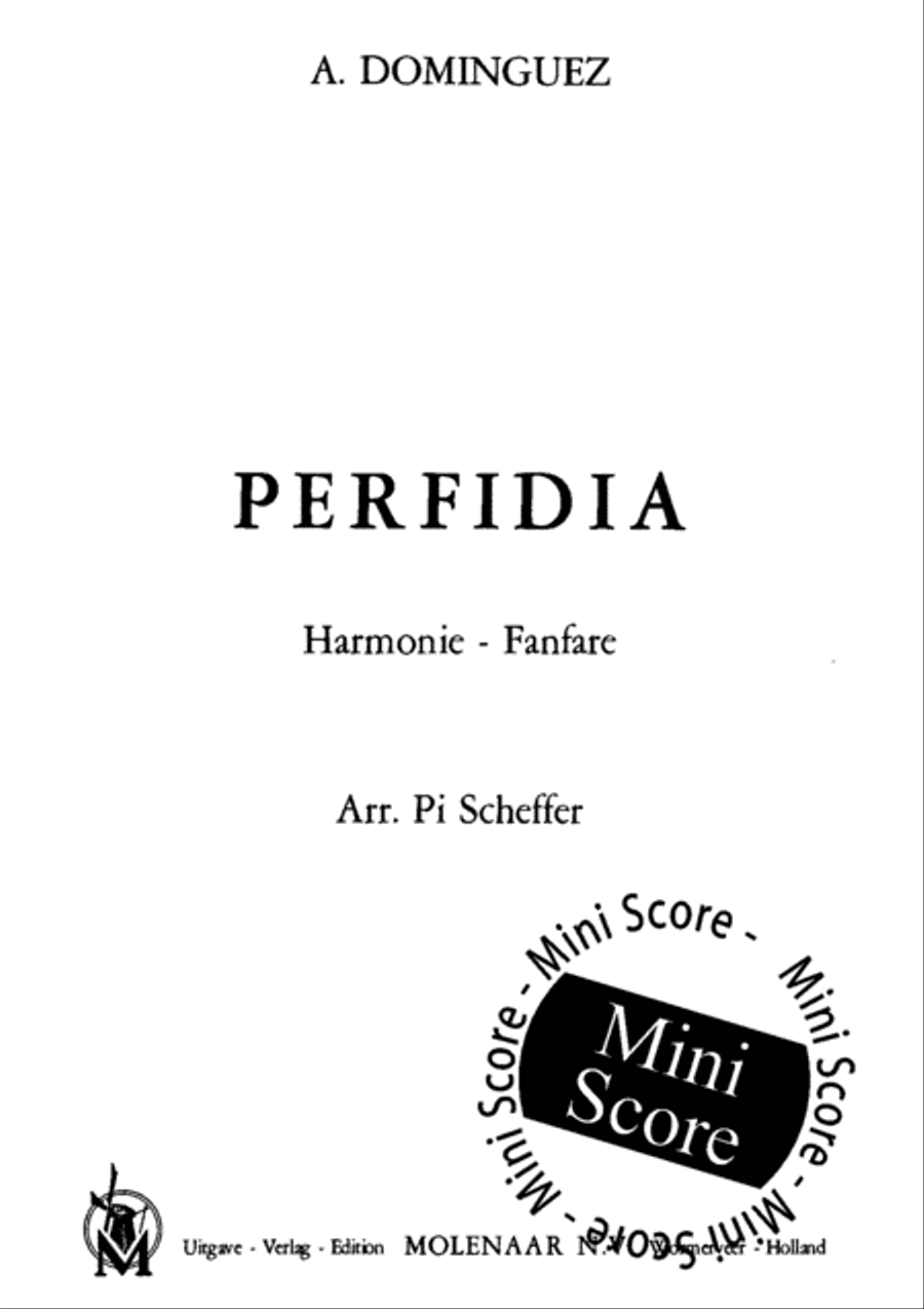 Perfidia Perfidia Big Band scores gallery preview page 4