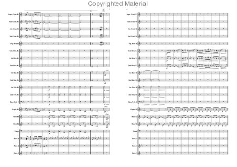 Entrance of the Emperor and his Court Brass Band scores gallery preview page 4