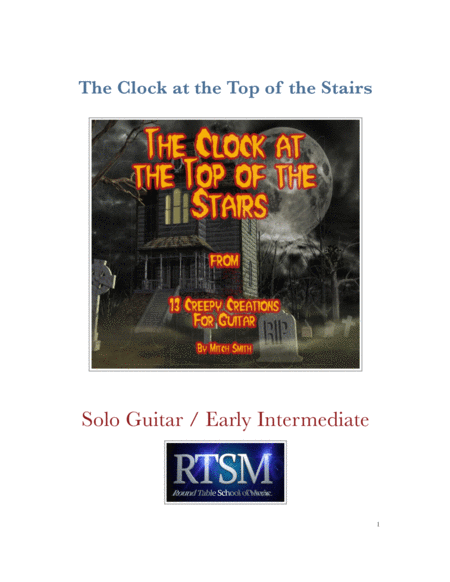 The Clock at the top of the Stairs from 13 Creepy Creations for Guitar image number null