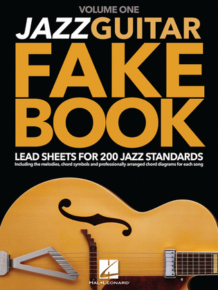 Book cover for Jazz Guitar Fake Book – Volume 1