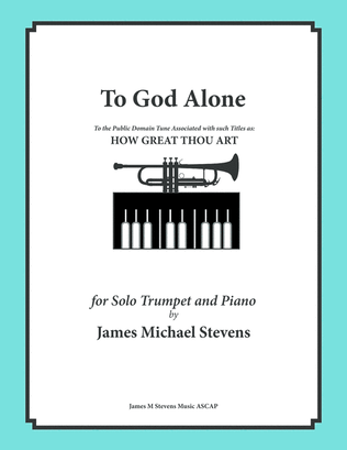 Book cover for To God Alone (Classic Trumpet Hymn Arrangement)
