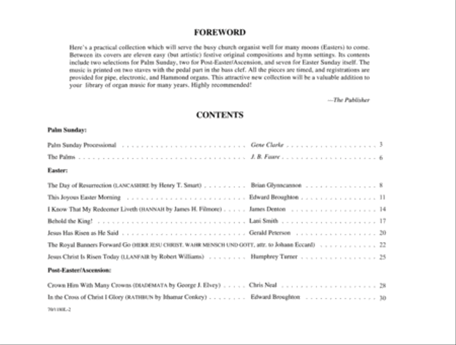 Pull Out All the Stops! for Easter Organ scores gallery preview page 4