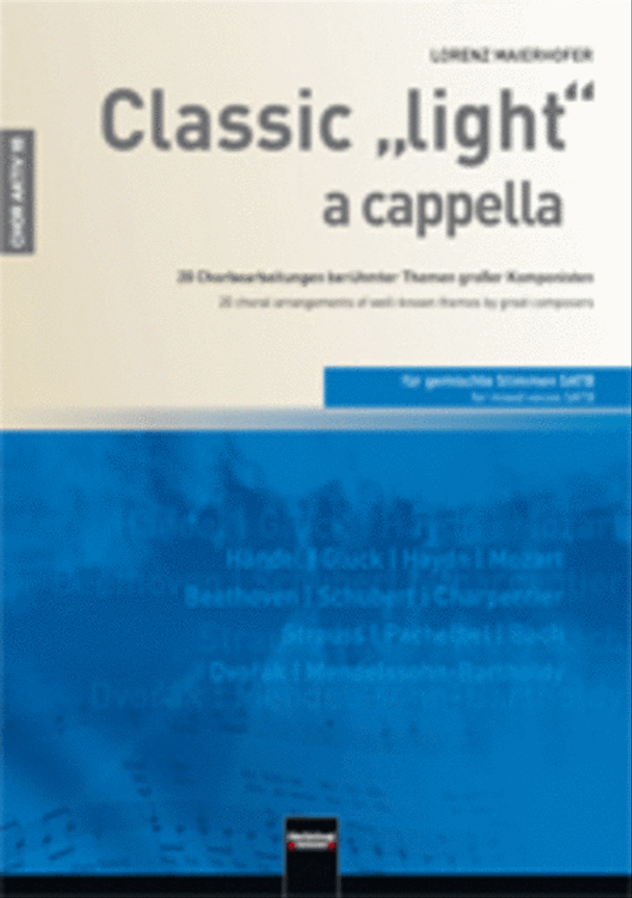 Classic Light a capella 4-Part scores gallery preview page 1