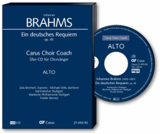 Book cover for Ein deutsches Requiem. Carus Choir Coach