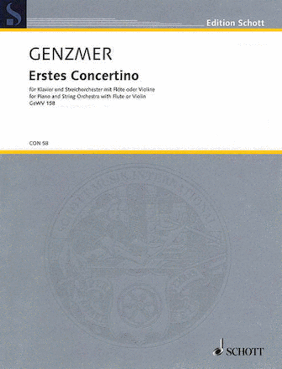 Concertino 1 Flute Solo Chamber Orchestra scores gallery preview page 1