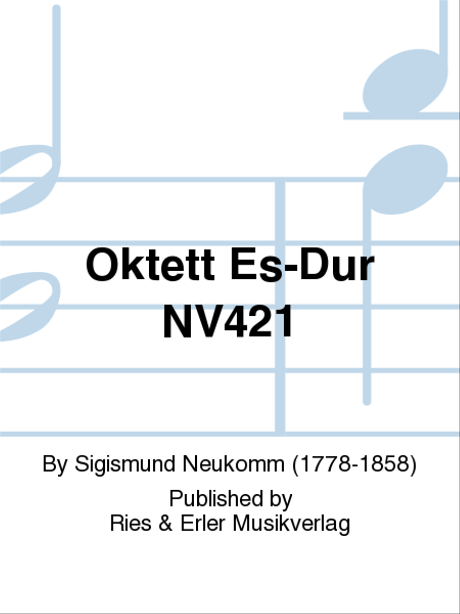 Oktett Es-Dur NV421 Chamber Music scores gallery preview page 1