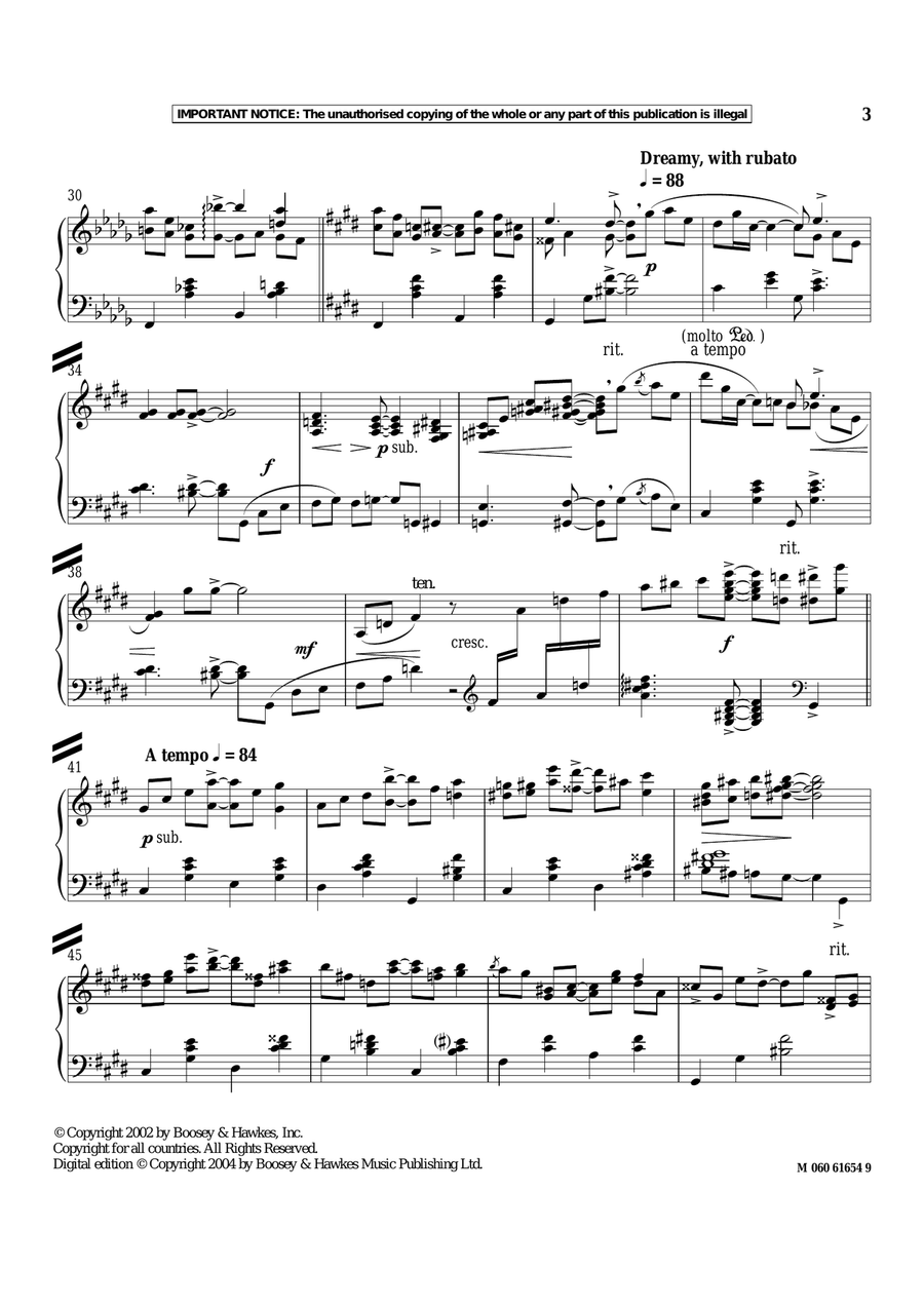 Russian Rag Piano Solo scores gallery preview page 3