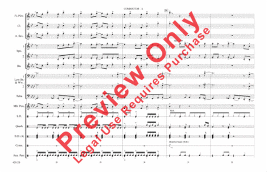 Strutter Strutter Marching Band scores gallery preview page 7