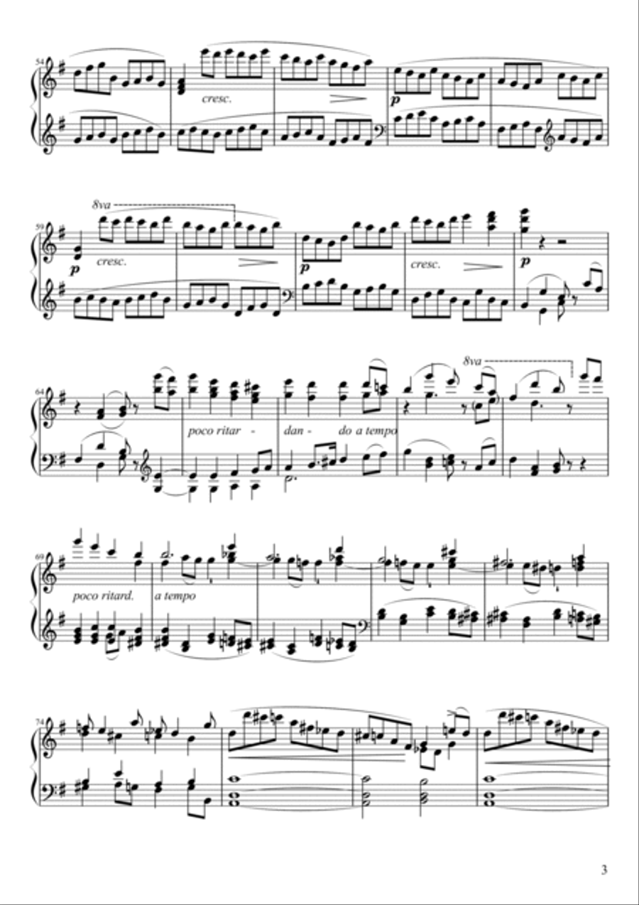 Sonate No. 29, “Hammerklavier” 1st Movement Piano Solo scores gallery preview page 3