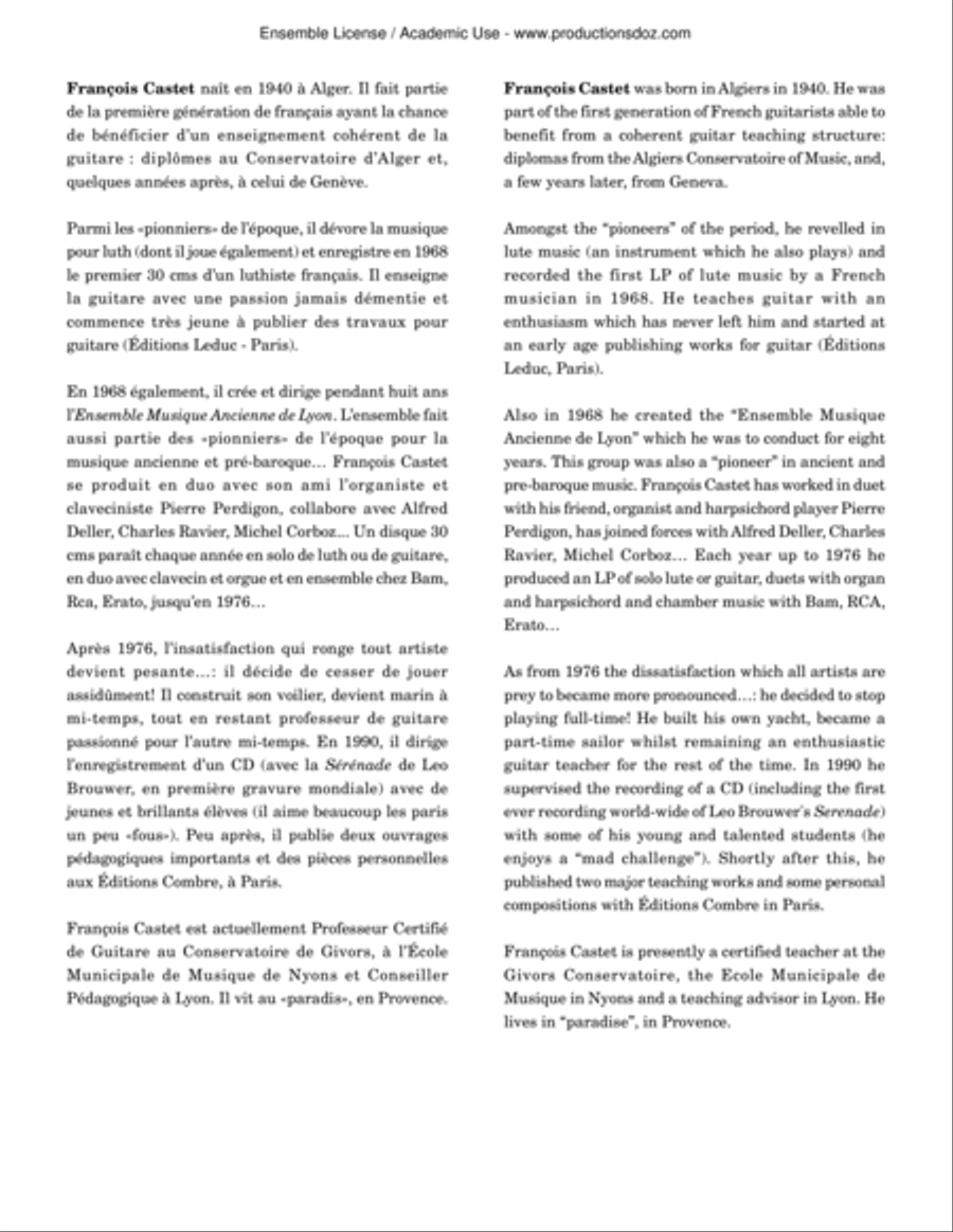 Nos premiers duos, vol. 2 Classical Guitar scores gallery preview page 2