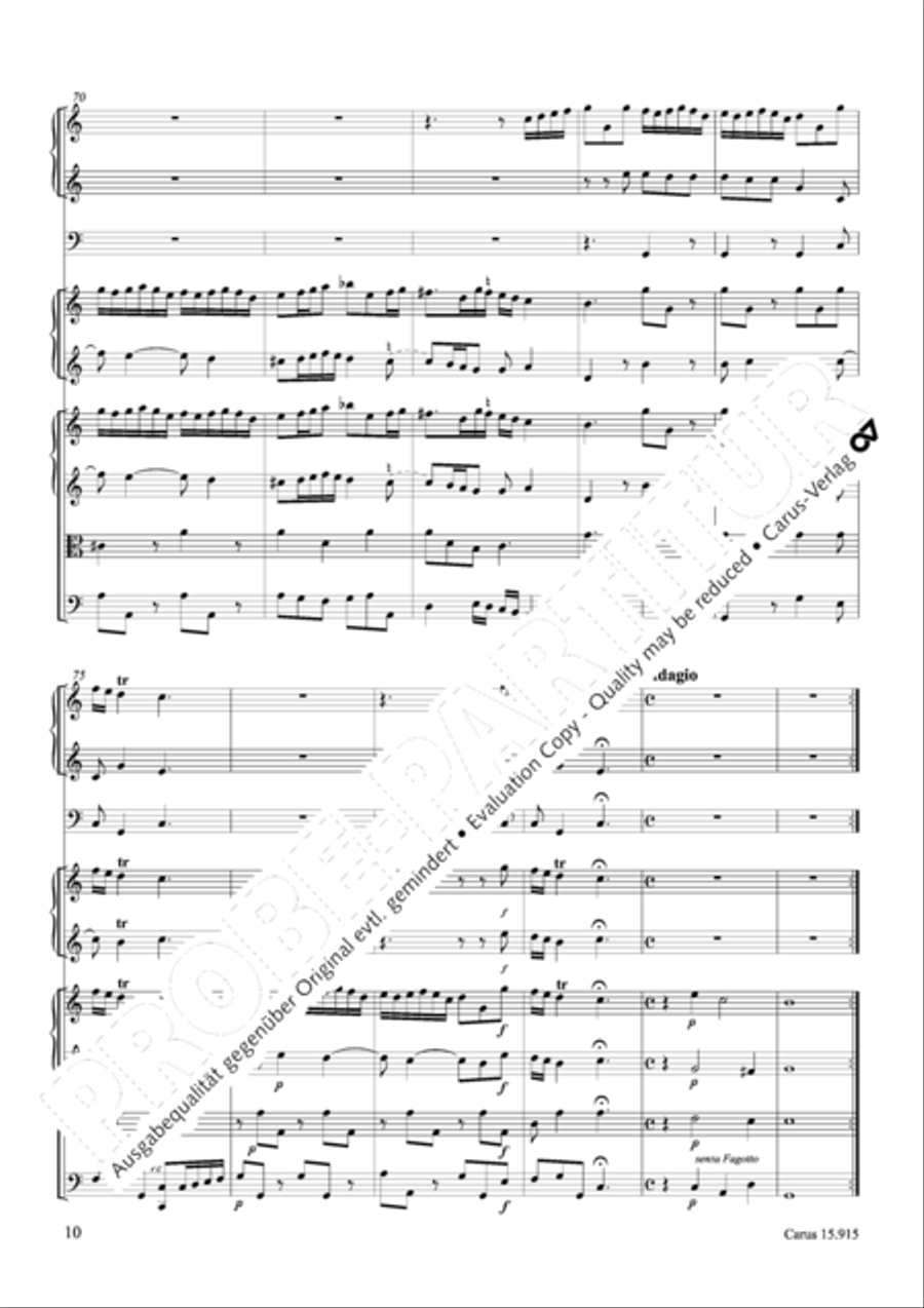 Suite in C minor Oboe scores gallery preview page 11