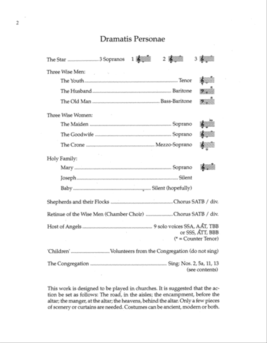 The Wise Women (Piano/Vocal Score) Choir scores gallery preview page 3