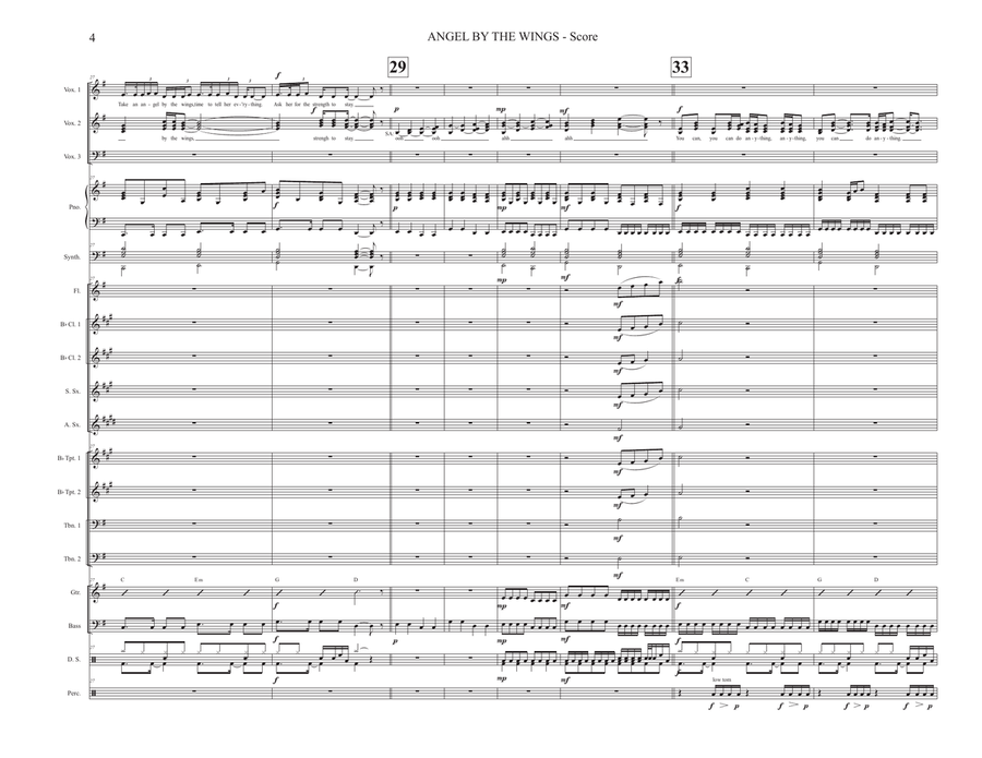 Mtg Da Sia - Angel By The Wings SSA scores gallery preview page 4