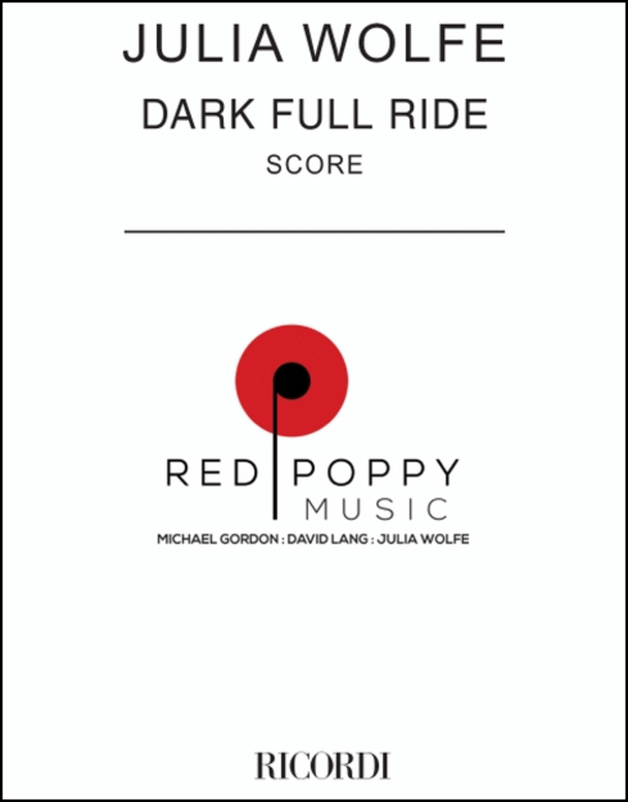 Dark Full Ride (score) Percussion Ensemble scores gallery preview page 1
