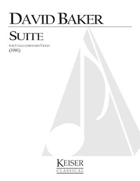 Baker - Suite For Unaccompanied Violin (Pod)