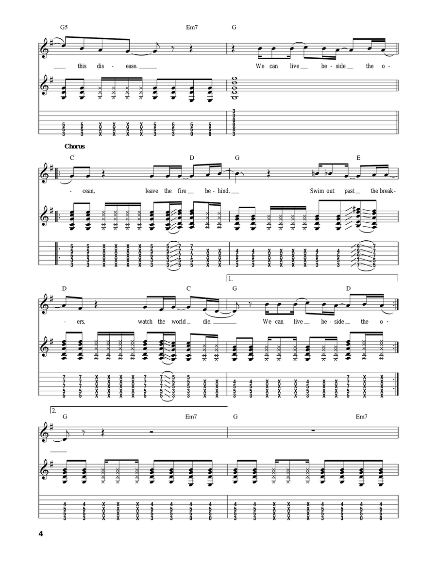Santa Monica Santa Monica Acoustic Guitar scores gallery preview page 4
