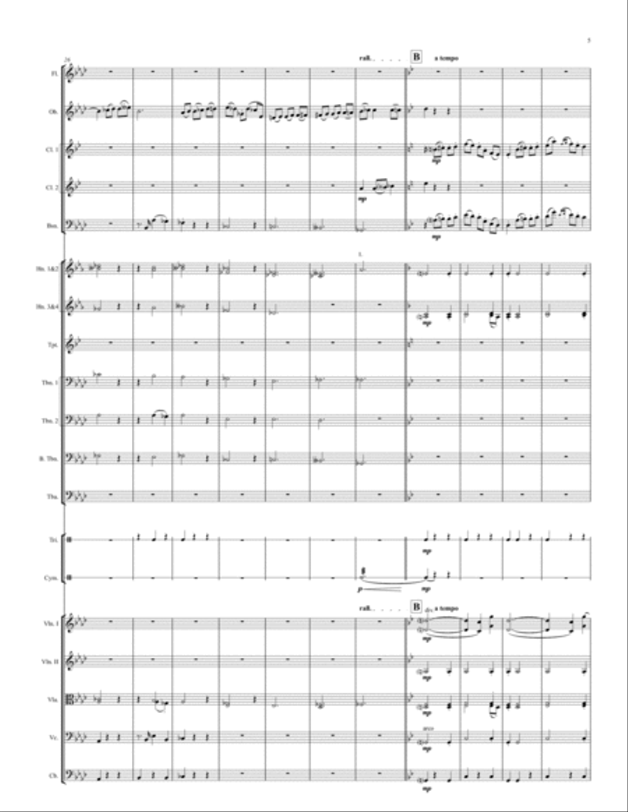 A Little Waltz Full Orchestra scores gallery preview page 5