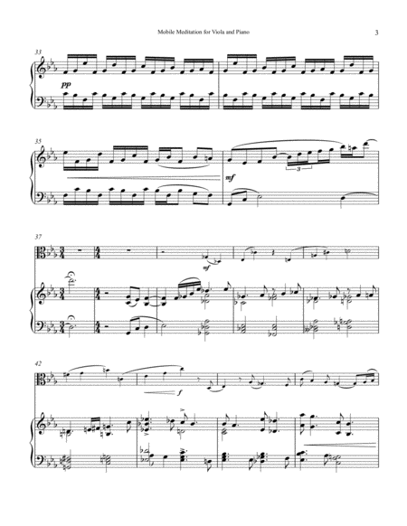 Viola solo-Mobile Meditation for solo viola and piano image number null