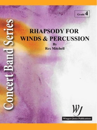 Rhapsody For Winds and Percussion - Full Score