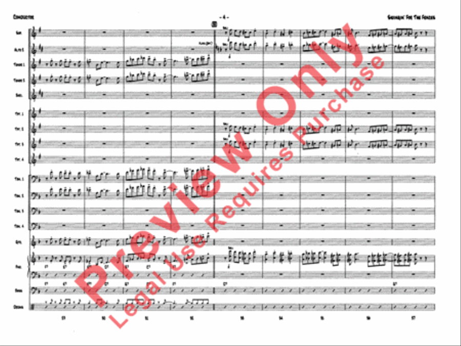 Swingin' for the Fences Jazz Ensemble scores gallery preview page 6