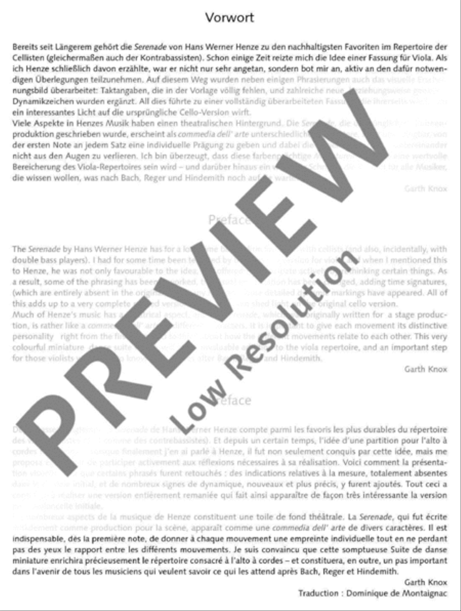 Serenade Viola Solo scores gallery preview page 4