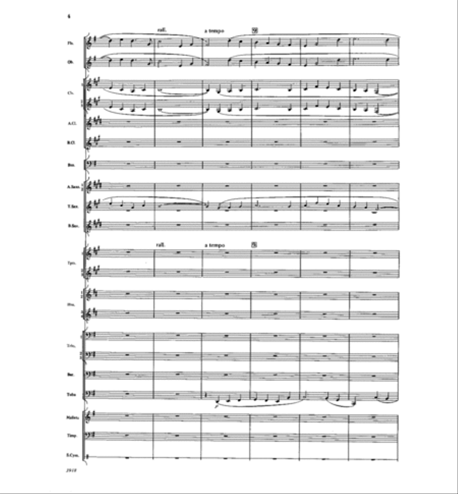 Danny Boy Concert Band scores gallery preview page 3