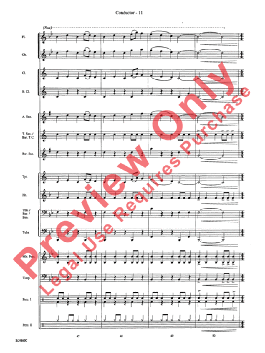 Quintilian Quintilian Concert Band scores gallery preview page 13