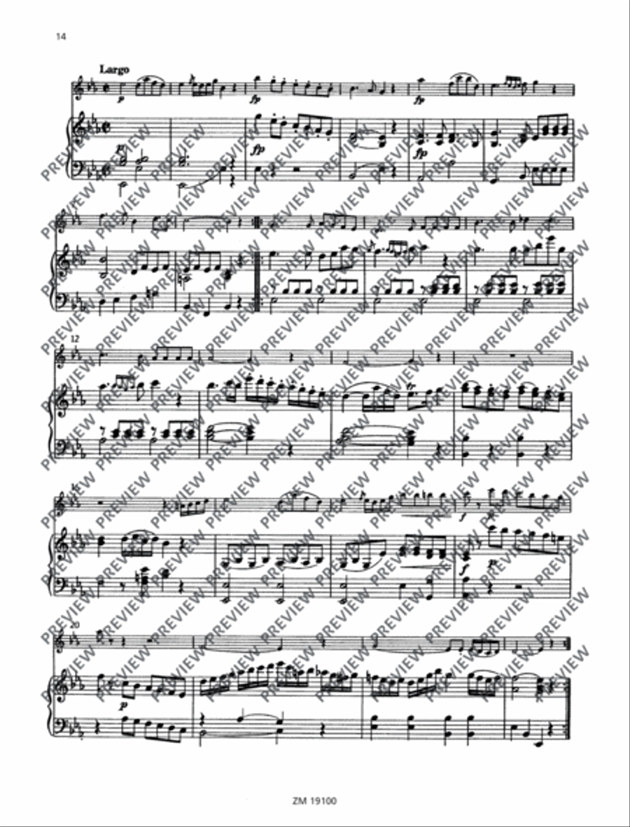 Sonata Sonata Flute Solo scores gallery preview page 15