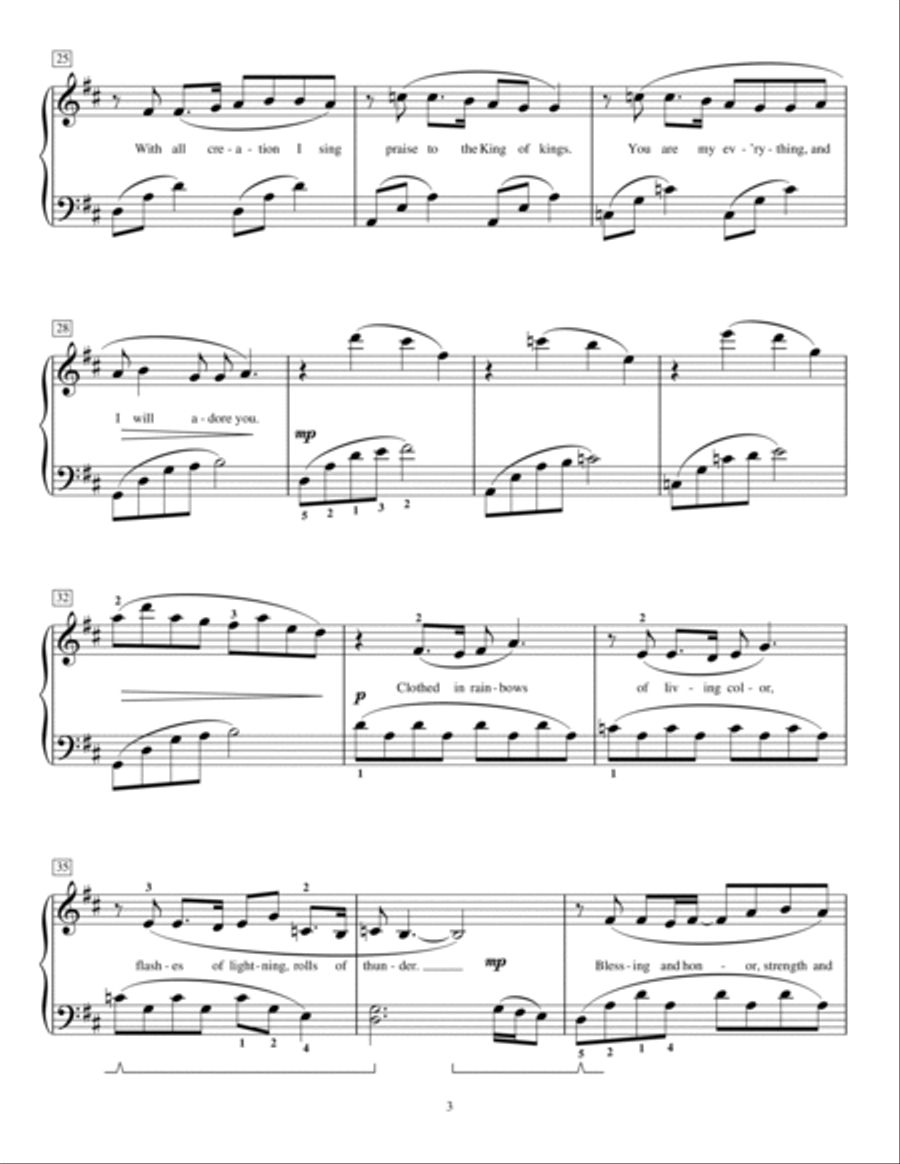 Revelation Song (arr. Phillip Keveren) Piano Method scores gallery preview page 3