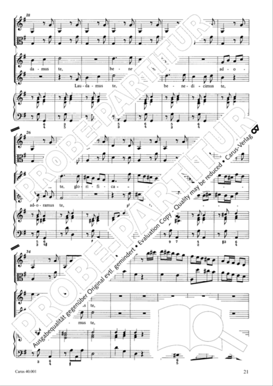 Gloria in D SSA scores gallery preview page 28