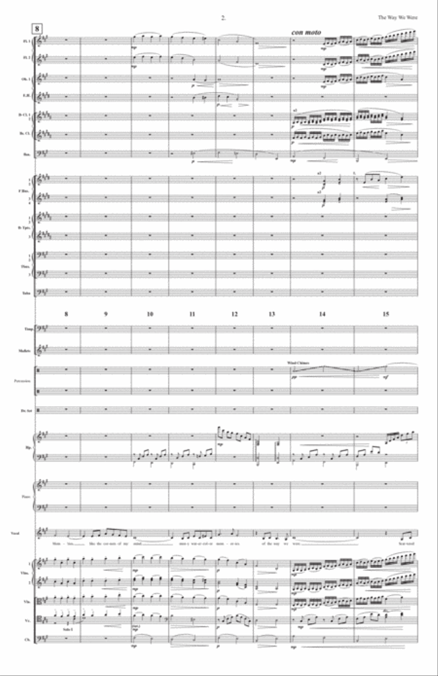 The Way We Were Full Orchestra scores gallery preview page 3
