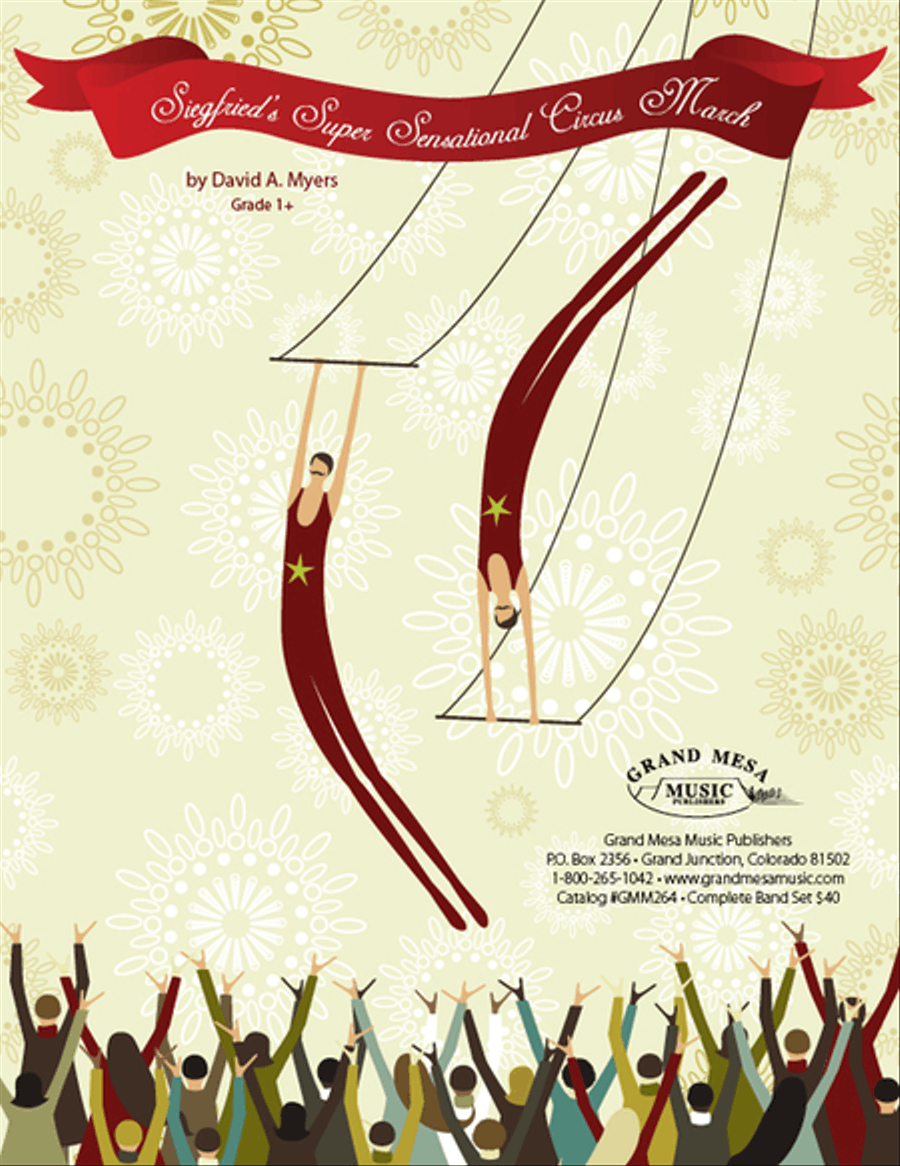 Siegfried's Super Sensational Circus March Concert Band scores gallery preview page 1