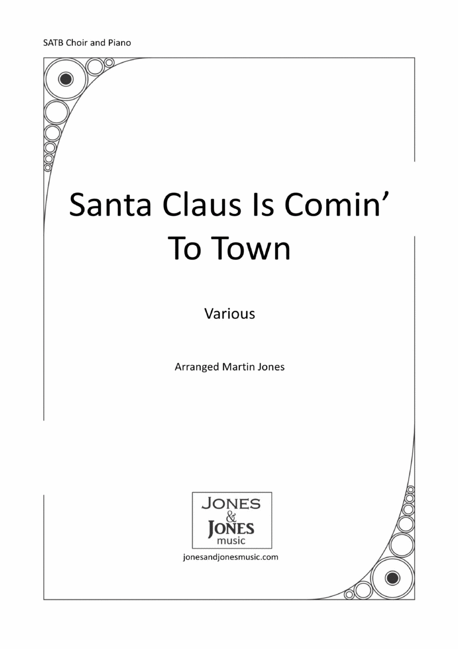 Santa Claus Is Comin' To Town 4-Part scores gallery preview page 1