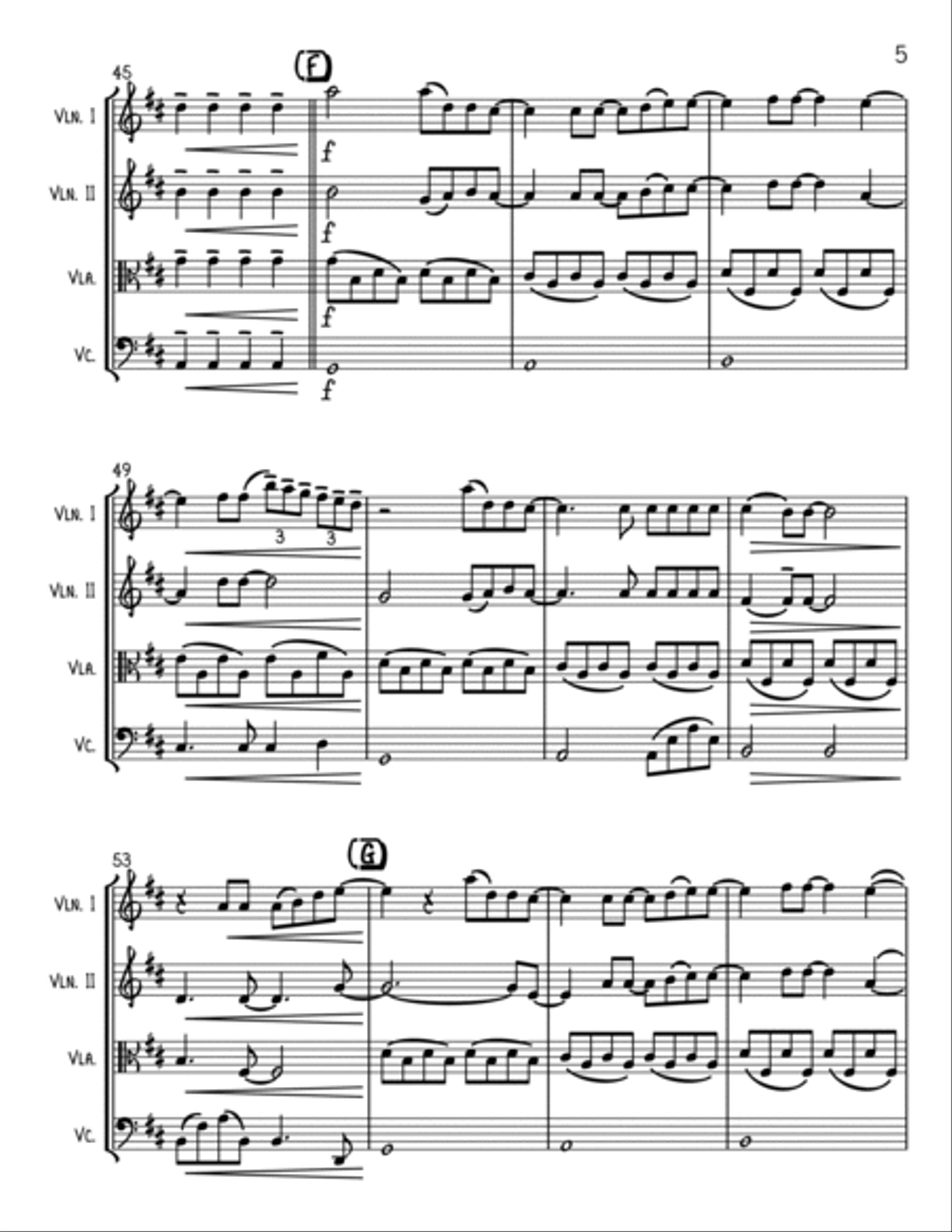 From The Heart From The Heart String Quartet scores gallery preview page 5