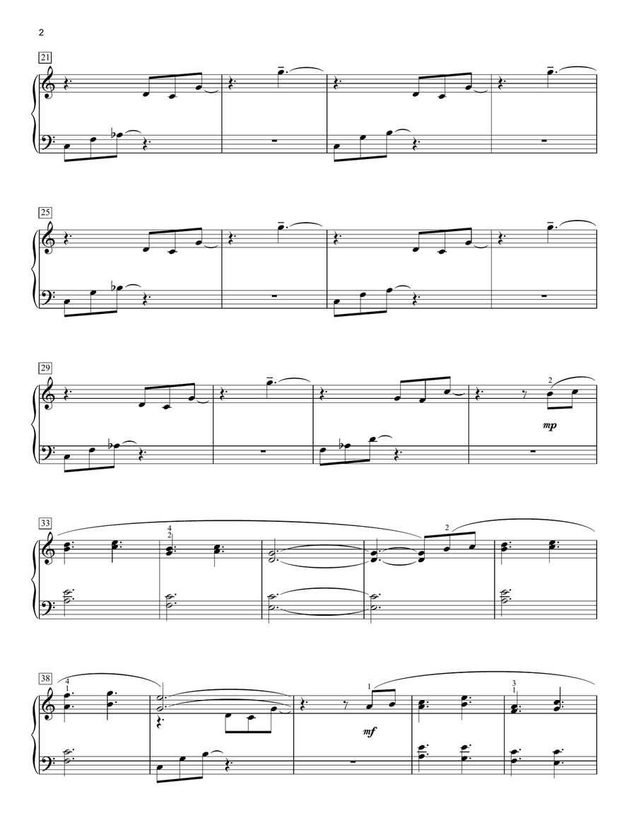 Dawn Piano Solo scores gallery preview page 2