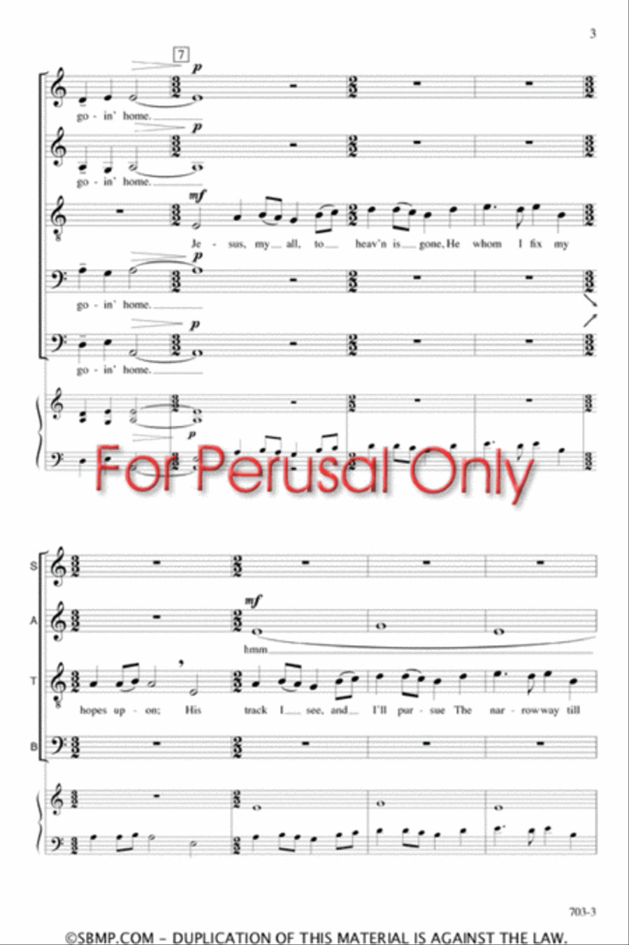 To the New Jerusalem - SATB divisi Octavo Divisi scores gallery preview page 3