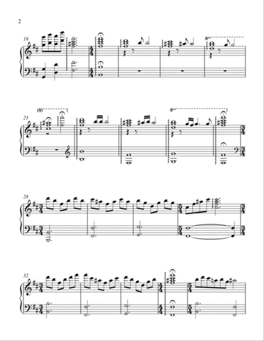 Constellations Piano Solo scores gallery preview page 2