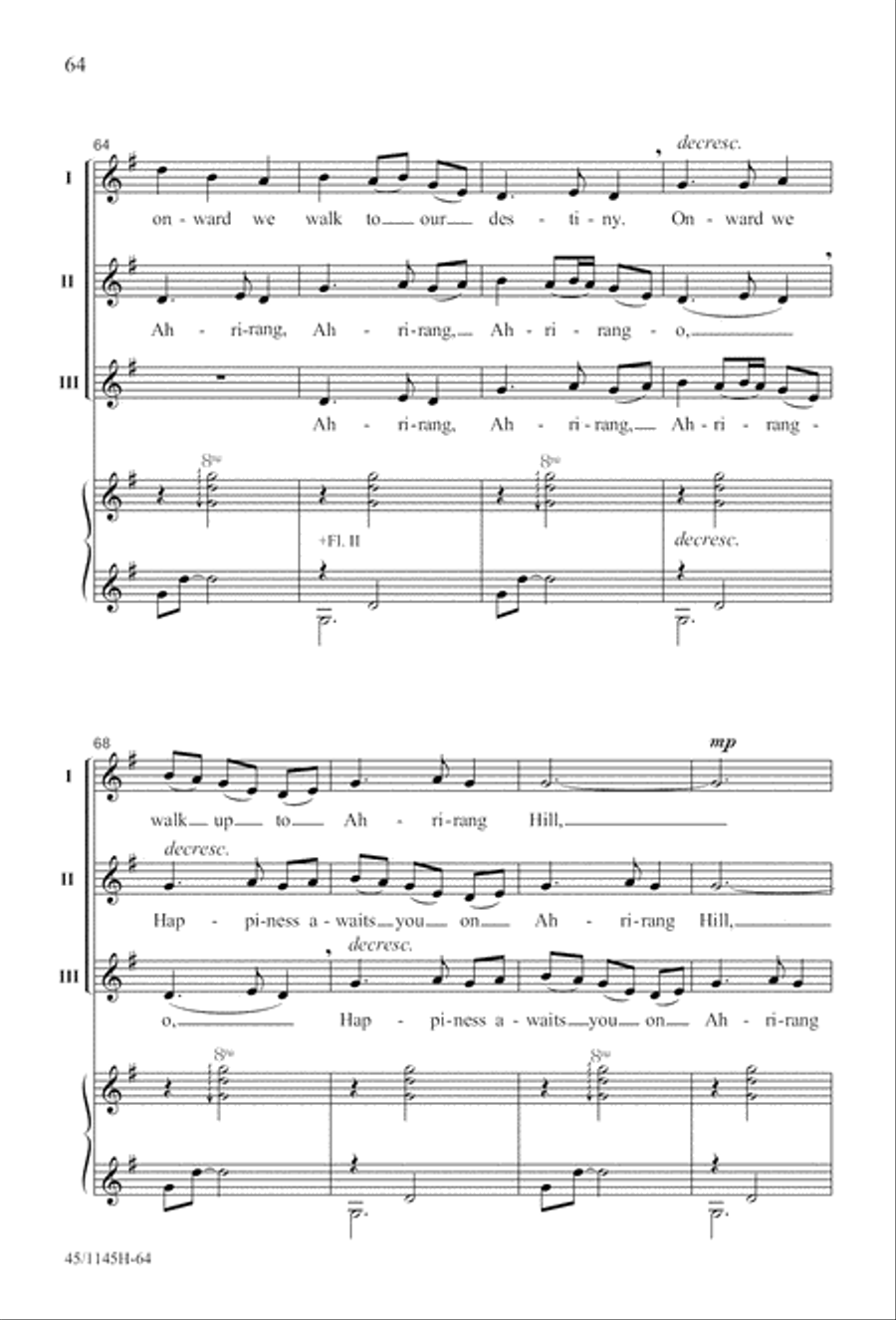 We Sing the World Around 2-Part scores gallery preview page 65