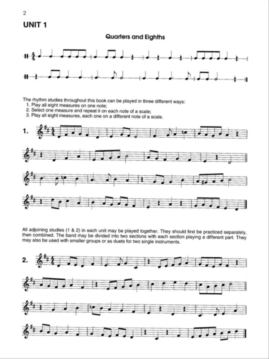Rhythms & Rests Concert Band Methods scores gallery preview page 6